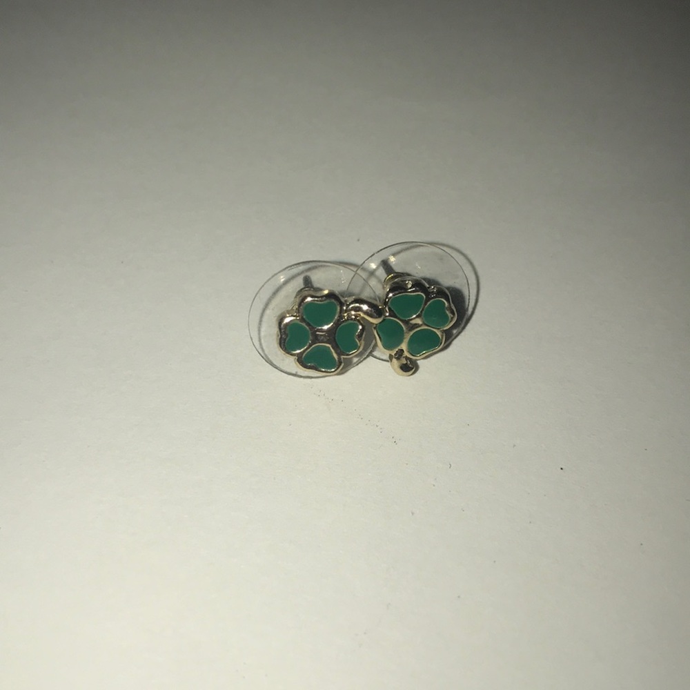 St. Patrick’s Day clover earrings